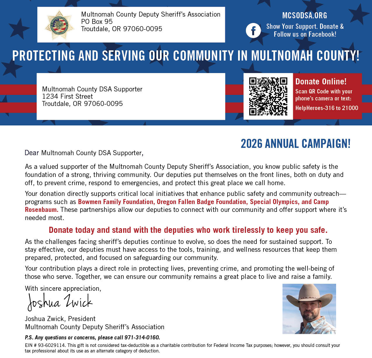 Donation Letter